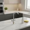 Efficient Water Use Plastic Steel Kitchen Faucet for Everyday Needs
