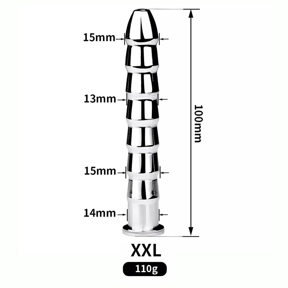 Men's Urethral Masturbation Stick Metal Stainless Steel Pull Bead Dilator Sounding Gay Sex Toy Penis Pulg Chastity