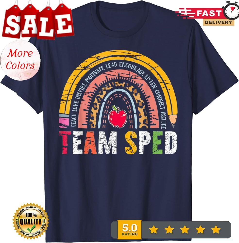 2025/Team SPED Special Education Teacher SPED Leopard Unisex T-Shirt Unisex T-Shirt M