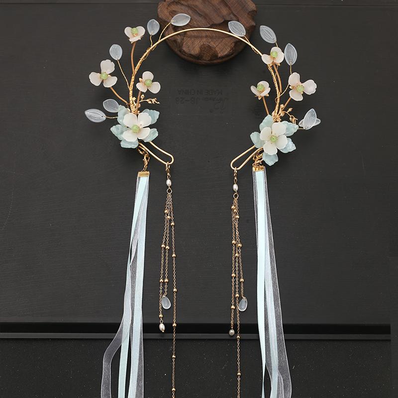 Elegant Ancient Chinese Hanfu Hair Accessories Tassel Headband Fairy Everyday Hairpins Retro Alloy Hairbands