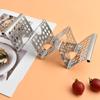 Taco Holder Stand Pancake Rack Stainless Steel Mexican Roll Rack Trays Taco Display Stand Mexican Food Rack Kitchen Gadgets
