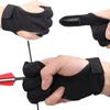 Non-Slip Recurve Bow Gloves Breathable Shooting Hand Guard  Outdoor Shooting