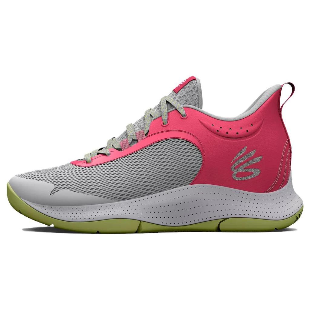 Under Armour Zapatillas deportivas para hombre Curry 3Z6 gris niebla rosa shock 3025090-104