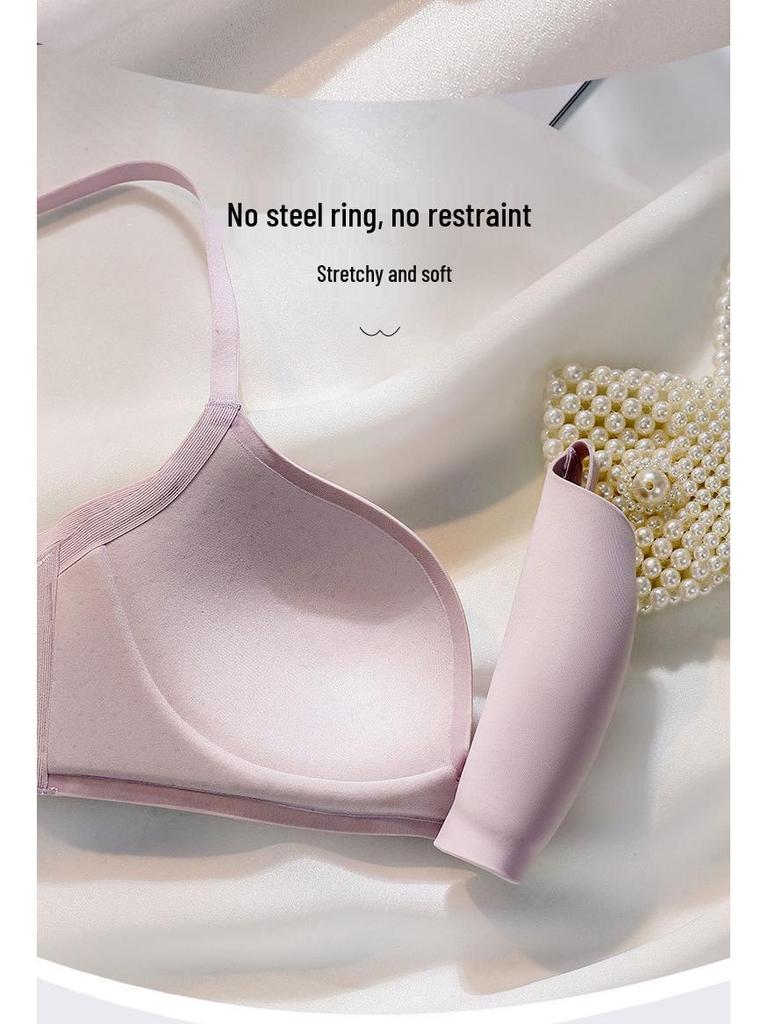 Seamless Red Underwire Bra with Soft Support & Lift