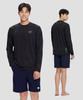 VERTONE [Set] Vrtn Loose Fit Rash Guard Black & Men'S Swim Shorts Navy