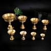Universal Copper Butter Lamp Holder Golden Multi-Size Long Lamp Candlestick Candle Cup Home Decor