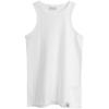 Minimalist Logo Stretch Slim Fit Tank Top Heavyweight T-Shirt Men Tops Moonlight-White J325302