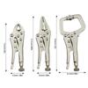 Pack of 3 Reliable Grip Tool Woodworking Pliers for Fixed Pressure Application In Various Industrial and Home Scenario