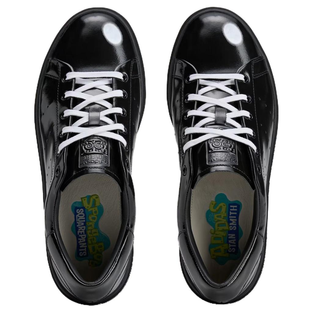 Stan Smith Spongebob SquarePants x Stan Smith Adidas Originals Freizeit 'Pelle Verniciata Nera' JQ6779