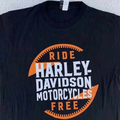 Harley-Davidson Hemd Herren Klein Ride Free Tokio Japan Motorrad 2023 T-Shirt