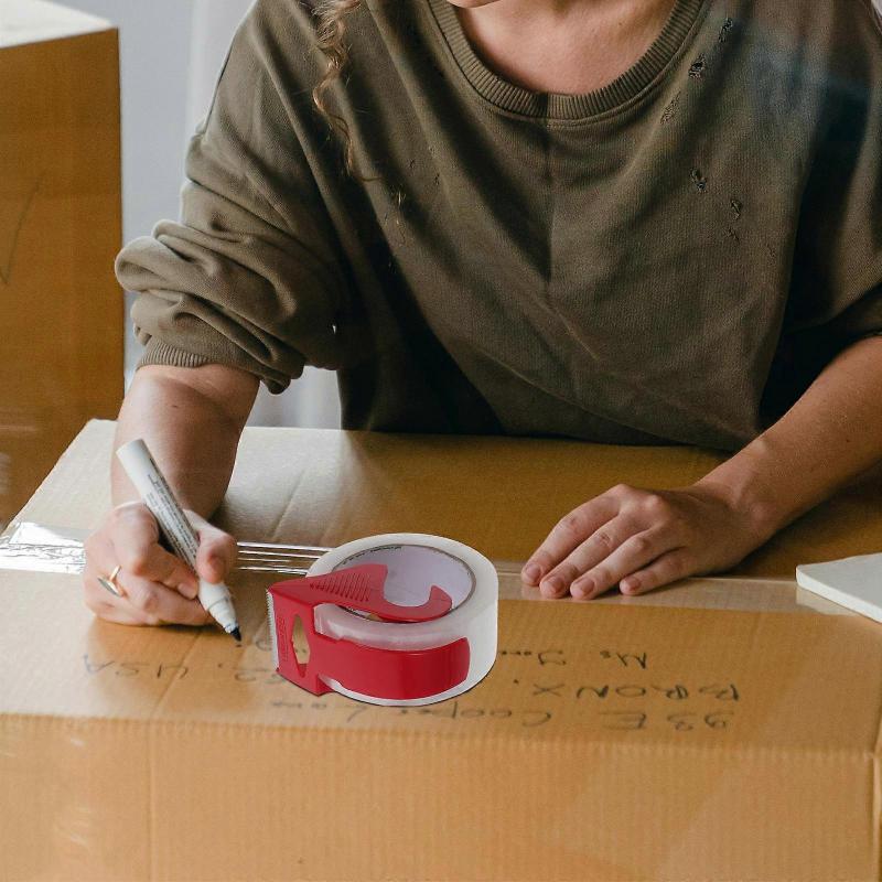 Verstellbarer Klebebandabroller zum Verpacken 3 Stück Kleiner Kunststoffabroller