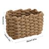 Cotton Rope Storage Basket Coiled Rope Basket Clothes Organizer Home Storage Box For Daily Laundry Fruit Shower