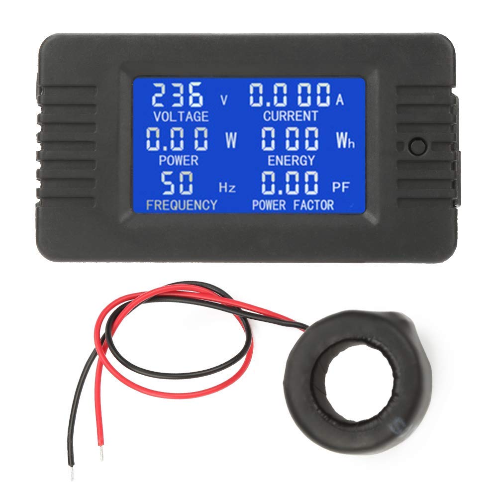 LCD Digital Ammeter Voltmeter Power Meter Energy Meter Electricity Meter PZEM 022 AC 80-260V 100A with Closed/Open Type CT