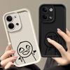 Funny Man Middle Finger Phone Cases For Oppo Reno 14 13 12 11 F 10 5G 6 7 8 Pro Plus Cover 8T 7Z 8Z 14Pro Soft Shockproof Funda