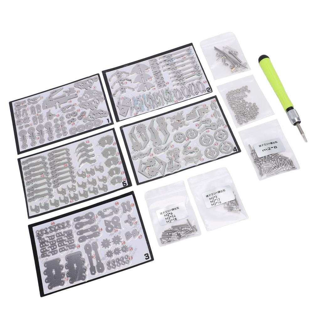 3D Metal Puzzles Kit To Build STEM Educational Toy   Mechanical Puzzle Building Blocks for Kids Adults