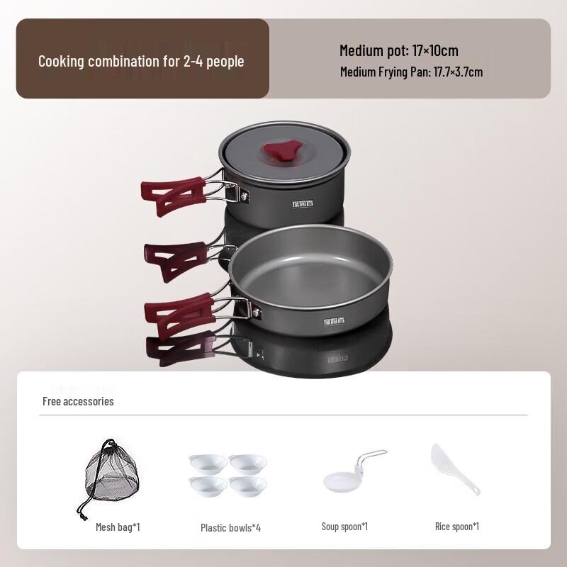 Explorer 2-4 Person Camping Cookware Set