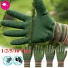 Guantes de Jardinería Verdes con Protección contra Espinas y Agarre Texturizado para Podar