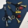 Apple Tower Keychain For Women Car Bag Accessory With Electroplated Metal Finish