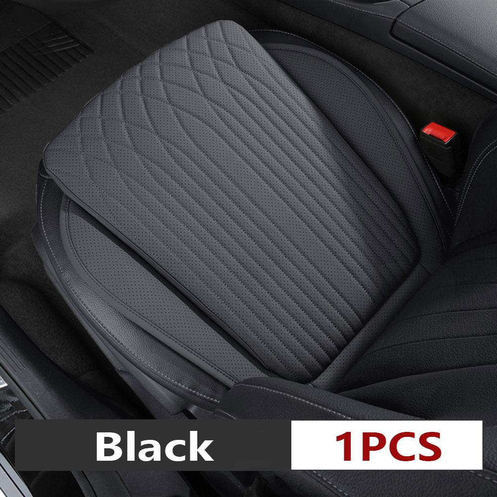 Car Seat Cushion All-season Universal Napa Leather Driver's Front Seat Protector Cover One-piece Summer Breathable Backseat Mat