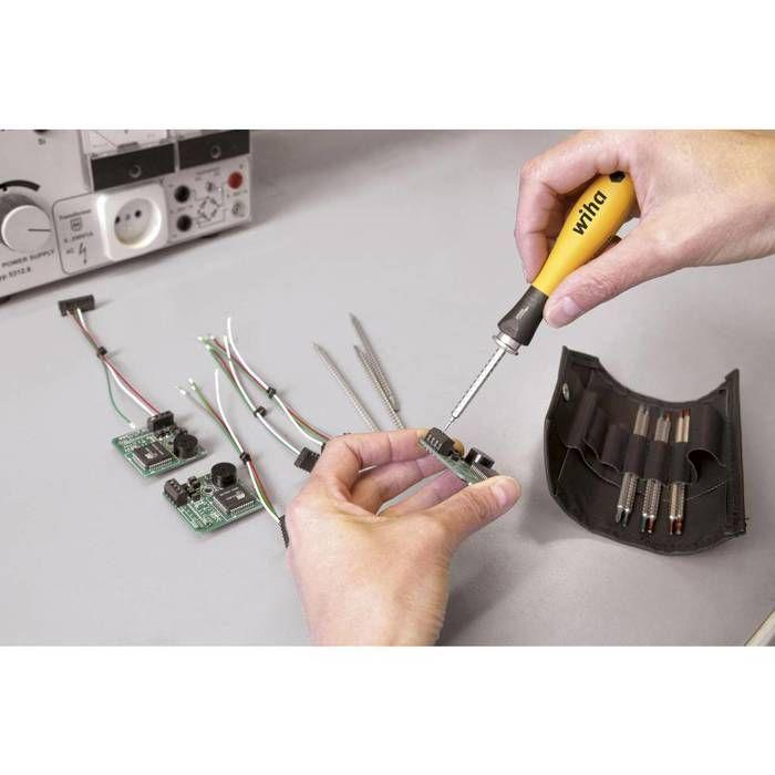 Wiha jeu d'embouts system 4 esd mélangé 26 pcs (33848)