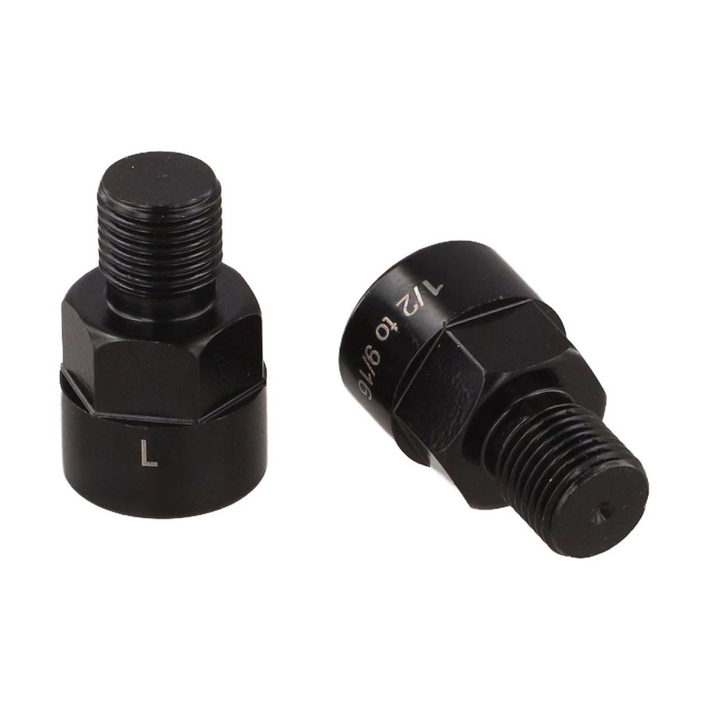 1pair Convert 1/2 Inch Cranks To 9/16 Inch Pedal With This Bicycle Pedal Adapter