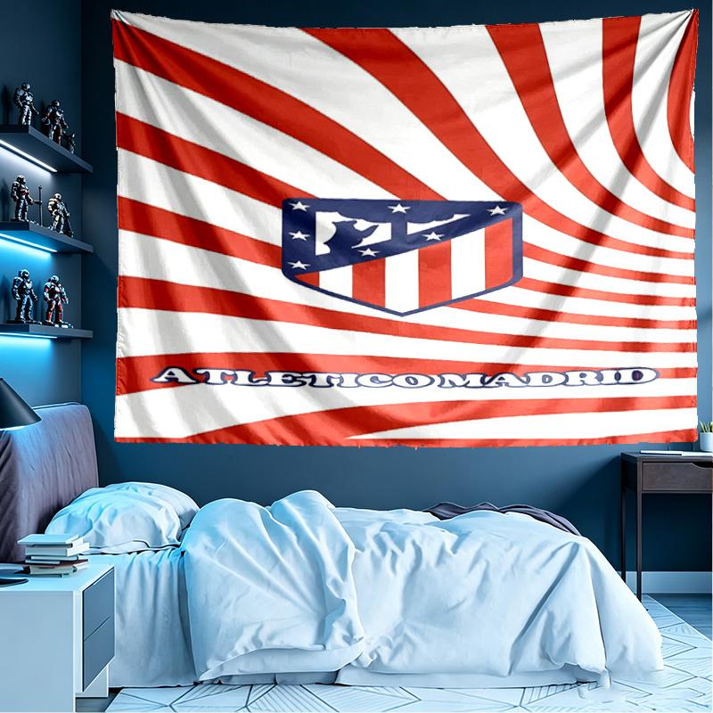 football club Print Tapestry, Lightweight Wall Hanging, for Bedroom, Dorm, Living Room, Home Art Decor - Birthday Christmas Gift for Friends