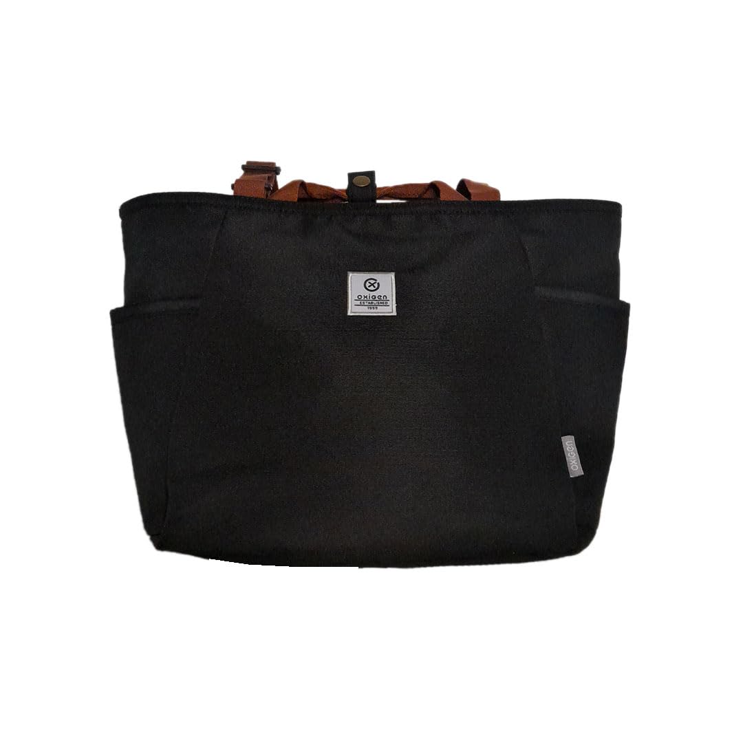 

Oxigen Poppies Sling Bag, Mini Polyester Sling Bag with Tablet Storage, Officially Imported, O22002 (Black)