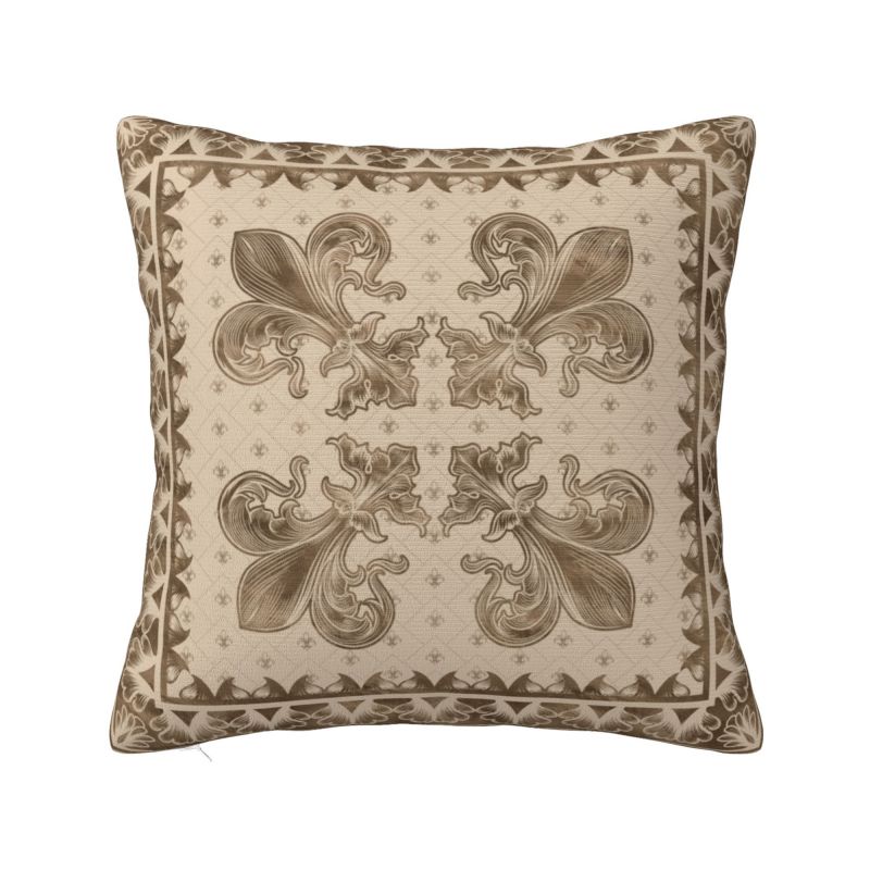 Custom Royal Standard Napoleon France Flag Pillow Case French Empire Coat Of Arms Chair Cushion Cover Square Pillowcase