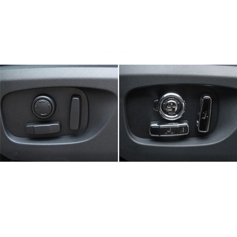 A03E-Car Seat Side Adjustment Button Cover Trim Accessories Parts For Land Rover Discovery 5 RRS Evoque Velar Discovery Sp