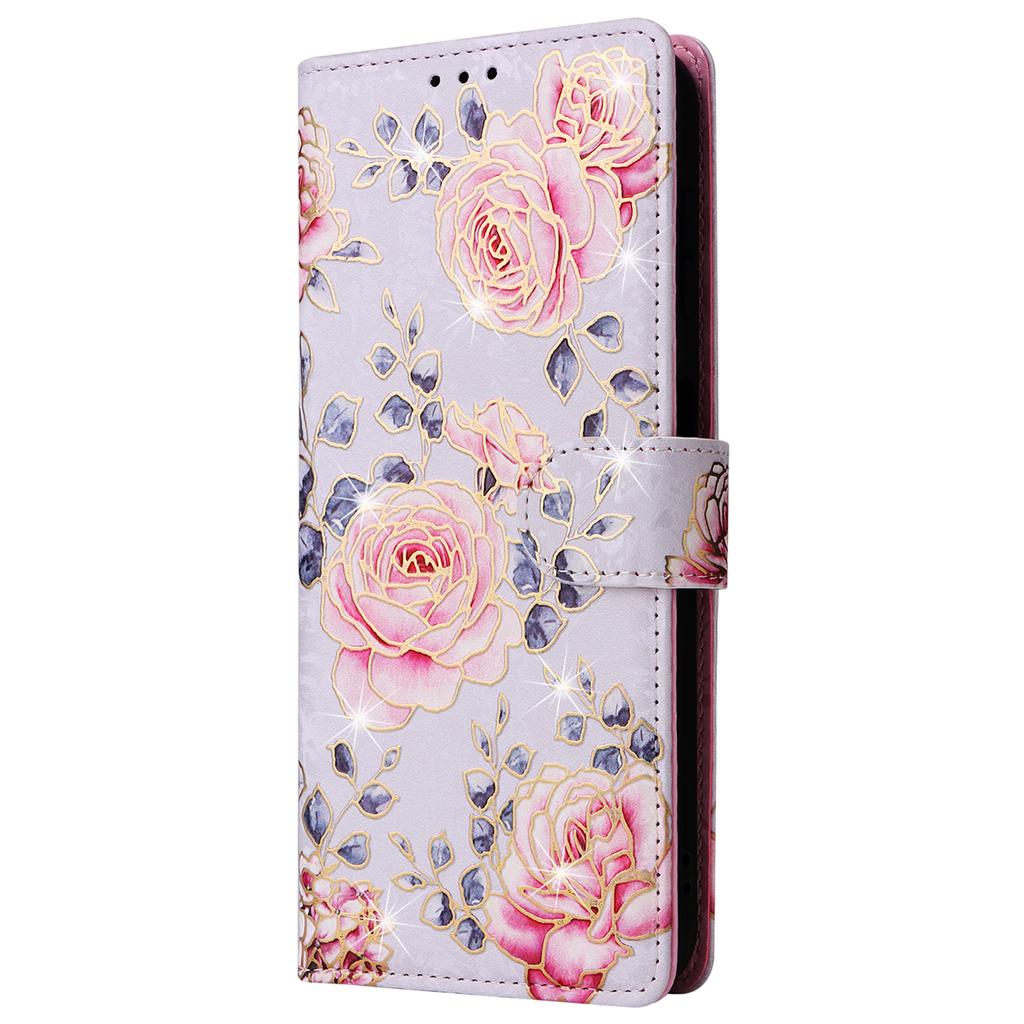 For Samsung Galaxy A05s 4G Case Floral Aesthetic RFID Blocking Leather Phone Cover