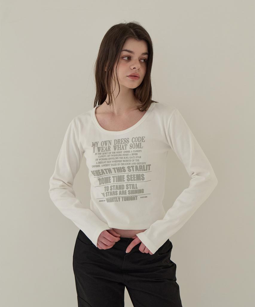 5OML My Own Dress Long Sleeve (White)