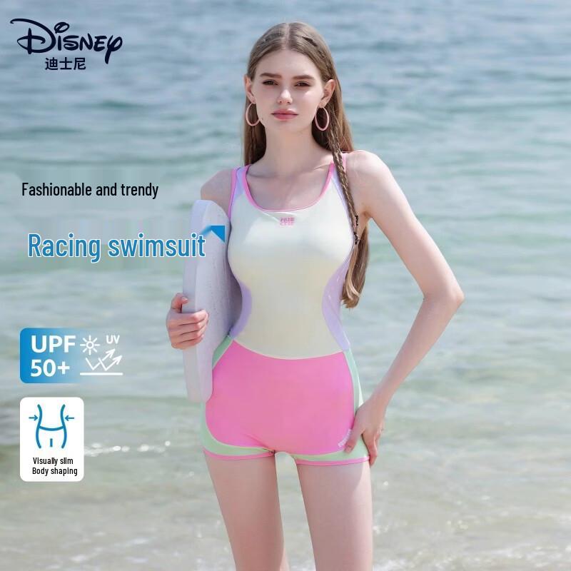 Disney Girls Skirted One-Piece Swimsuit M