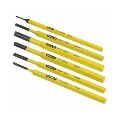 Stanley Punches Center Punches Set 6 Pcs.
