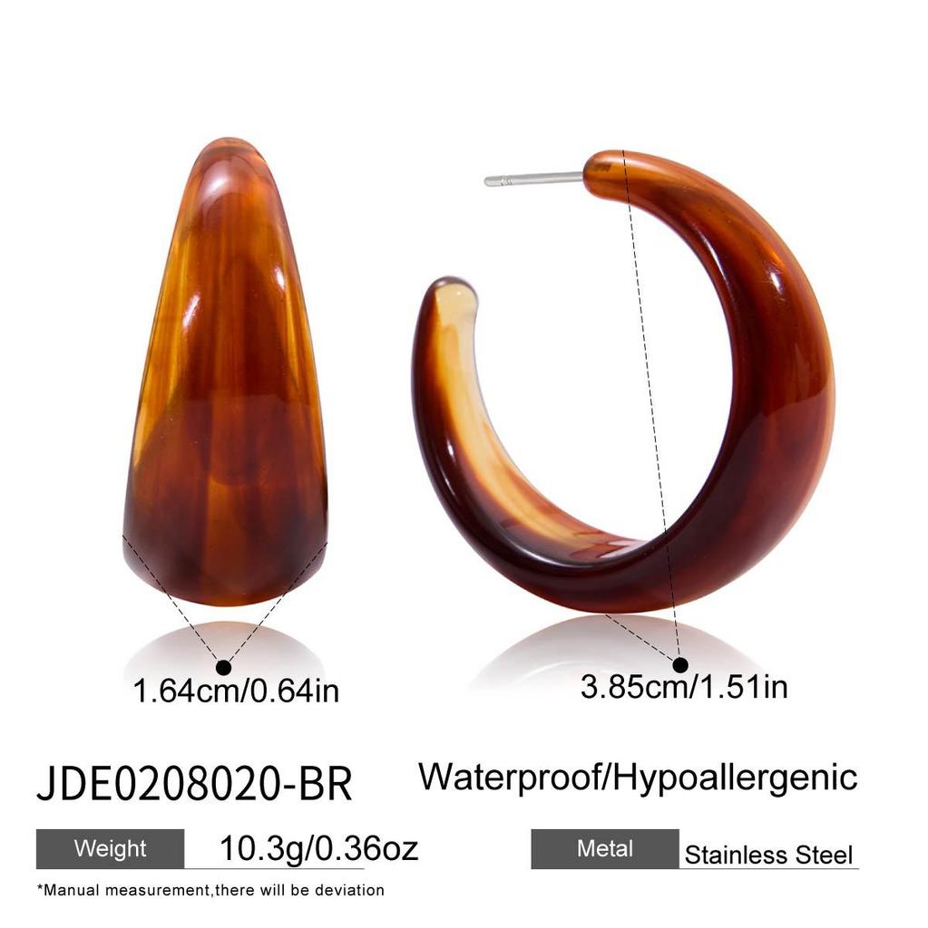 JYL TS Bracelet Earrings Amber Design Enhances Warmth & Clarity