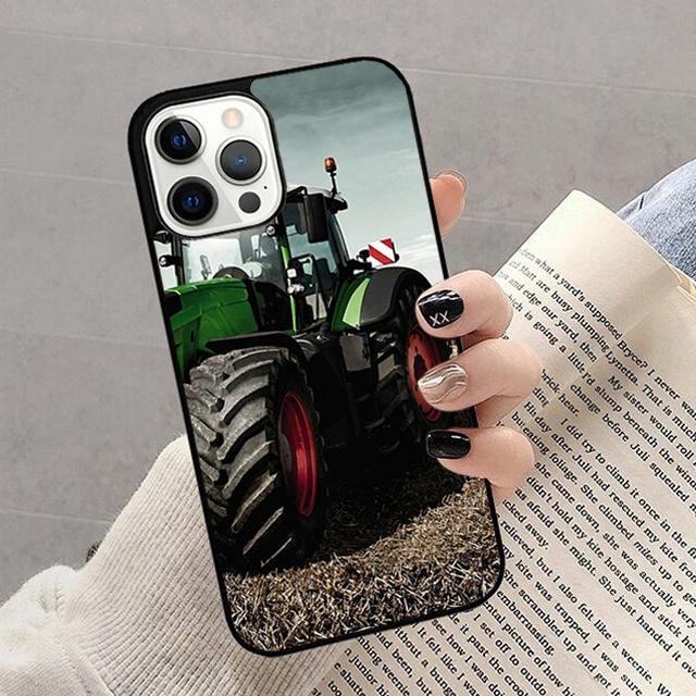 Tractor Car Phone Case For iPhone 17 Air 16 15 14 13 12 11 Pro Max Plus Max Cover Shell coque