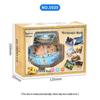 3D Dinosaurier Explodierendes Buch und Astronaut Schlüsselanhänger Schloss - Pädagogisches, Kreatives Dekorationsobjekt zur Entspannung