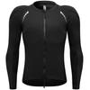 Men s Protective Jacket Breathable Motorcycle Shirt Sportswear with Removable Armor Pads Black EU L