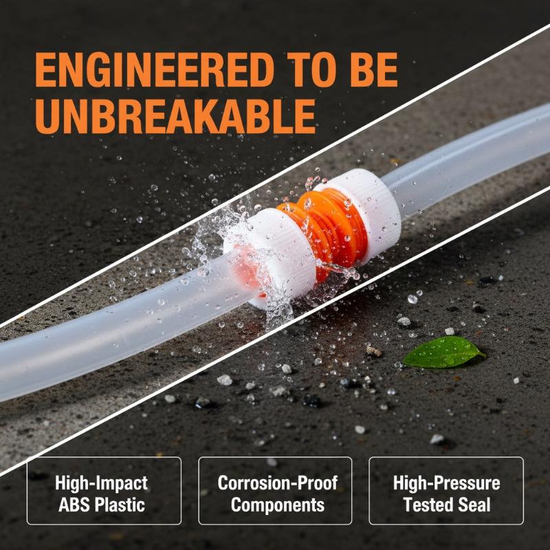 For Garden Hoses Leakage Repair Connector Garden Hose Connector Plastic Hose Connection Adapter Diy And Professional Use