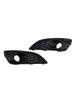 2PCS Matte Black Front Fog Light Lamp Cover Grille Fit Ford Fiesta 2013-2017