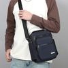Men Multi-layer Shoulder Bag Fashionable Casual Lightweight Nylon Crossbody Bag for Daily Outing Commuting Small Handbag