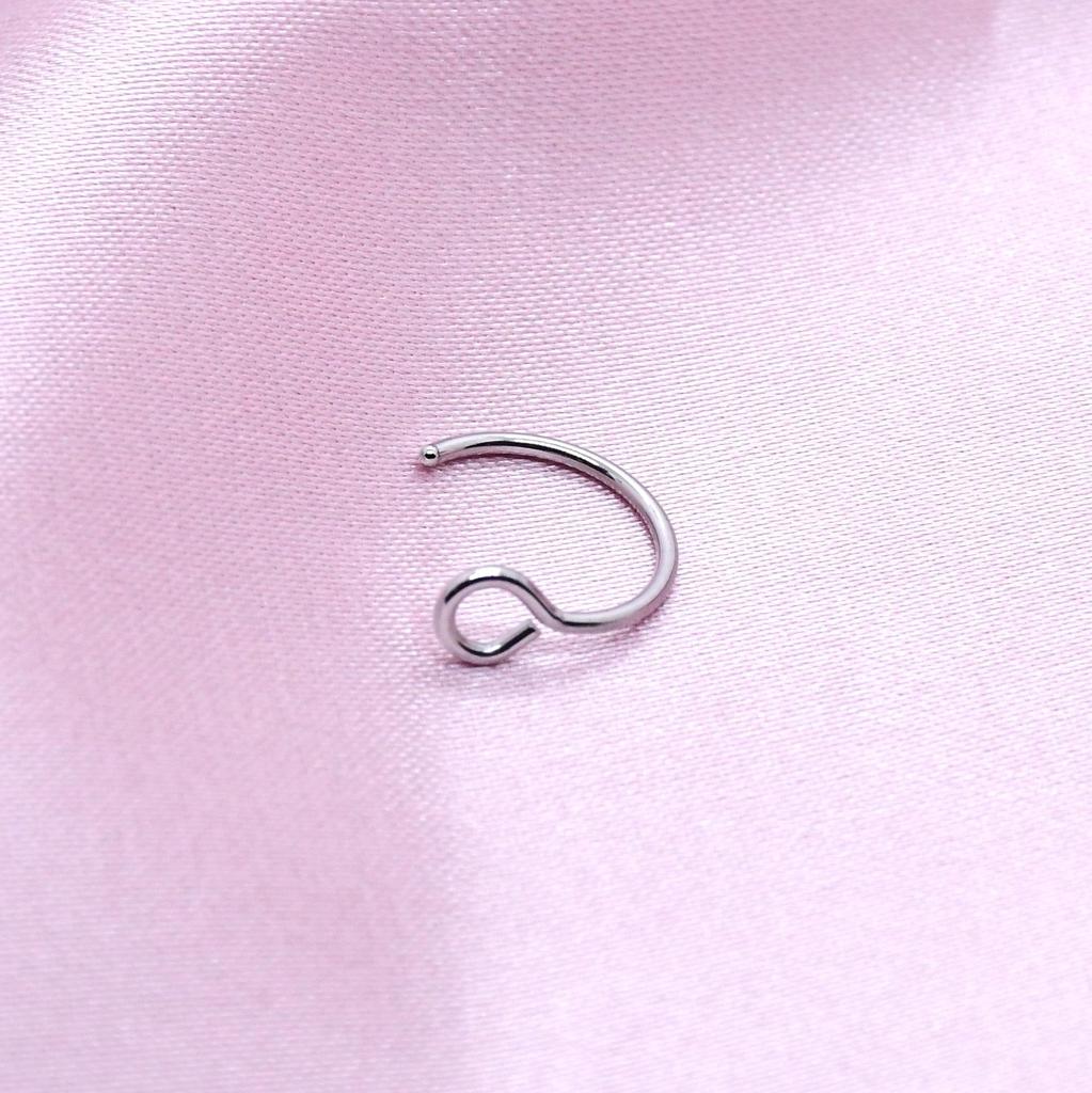 Anello al Naso Finto a C in Acciaio Inossidabile - Gioiello per Piercing al Corpo Elettroplaccato