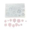 Food Grade Silicone 4-Leaf Grass Silicone Pendant Mold For Epoxy Resin Crafts Hair Pins Decorations Quick Cleaning