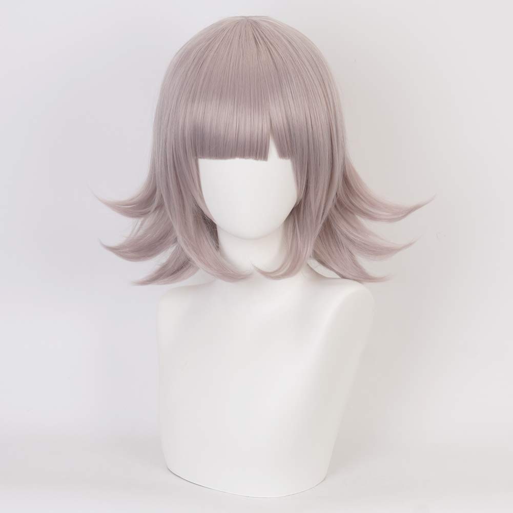 Short Gray Wig for Perfect for and Other Includes a Wig Heat-resistant, Cosplay, Halloween, Christmas, Events. Net.