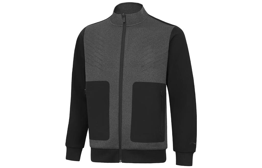 Li Ning Training Series Jackets Men s Black Stand Collar Moderate Other AJDT701-3 M