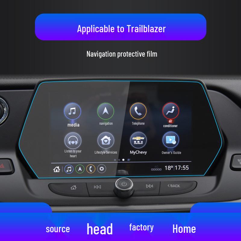 Chevrolet Malibu, Blazer & Trailblazer Navigation & Console Protective Film Car Accessories