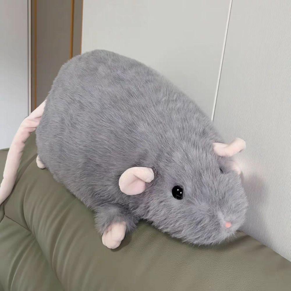 20/30/50cm Fancy Rat Doll Sleep Pillow Simulation Mouse Plush Pet Toy Stuffed Rat  Boys Girls