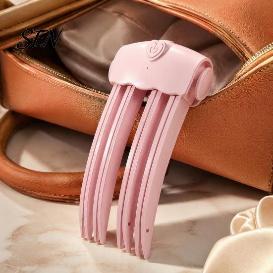 Hair Styling Accessory 2Pcs Cordless Heated Volume Clip, Root Lifter Comb for Fine Flat Bangs Clip Styling, USB Rechargeable Volumizing with