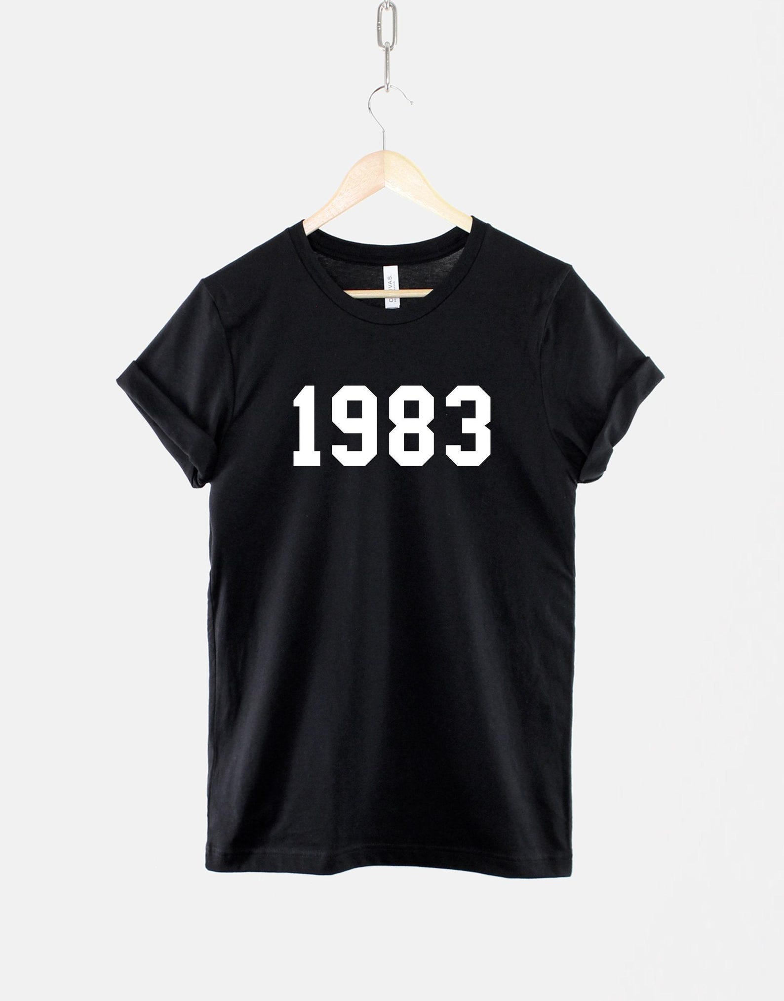 1983 Retro Birthday T-Shirt: Vintage 40th Year Soft Cotton Print S