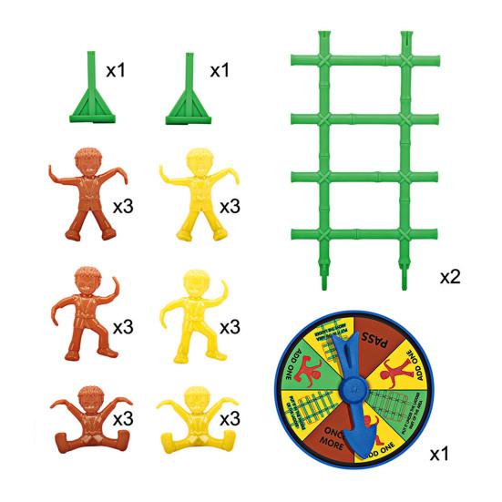 Ladder Climbing Balance Board Game Multi-players Interactive Toddlers Boys Girls Hand-Eye Coordination Stair
