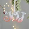 2pcs Pink Transparent Christmas Snowfall Deer Pendant Cartoon Plastic Xmas Tree Hanging Ornaments Crown Girl Key Elegant